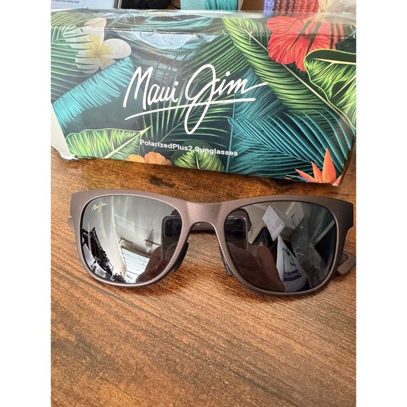 NEW Maui Jim Kapeau 54mm Matte Brown Metal Polarized Sunglasses MJ0684S-002 $279